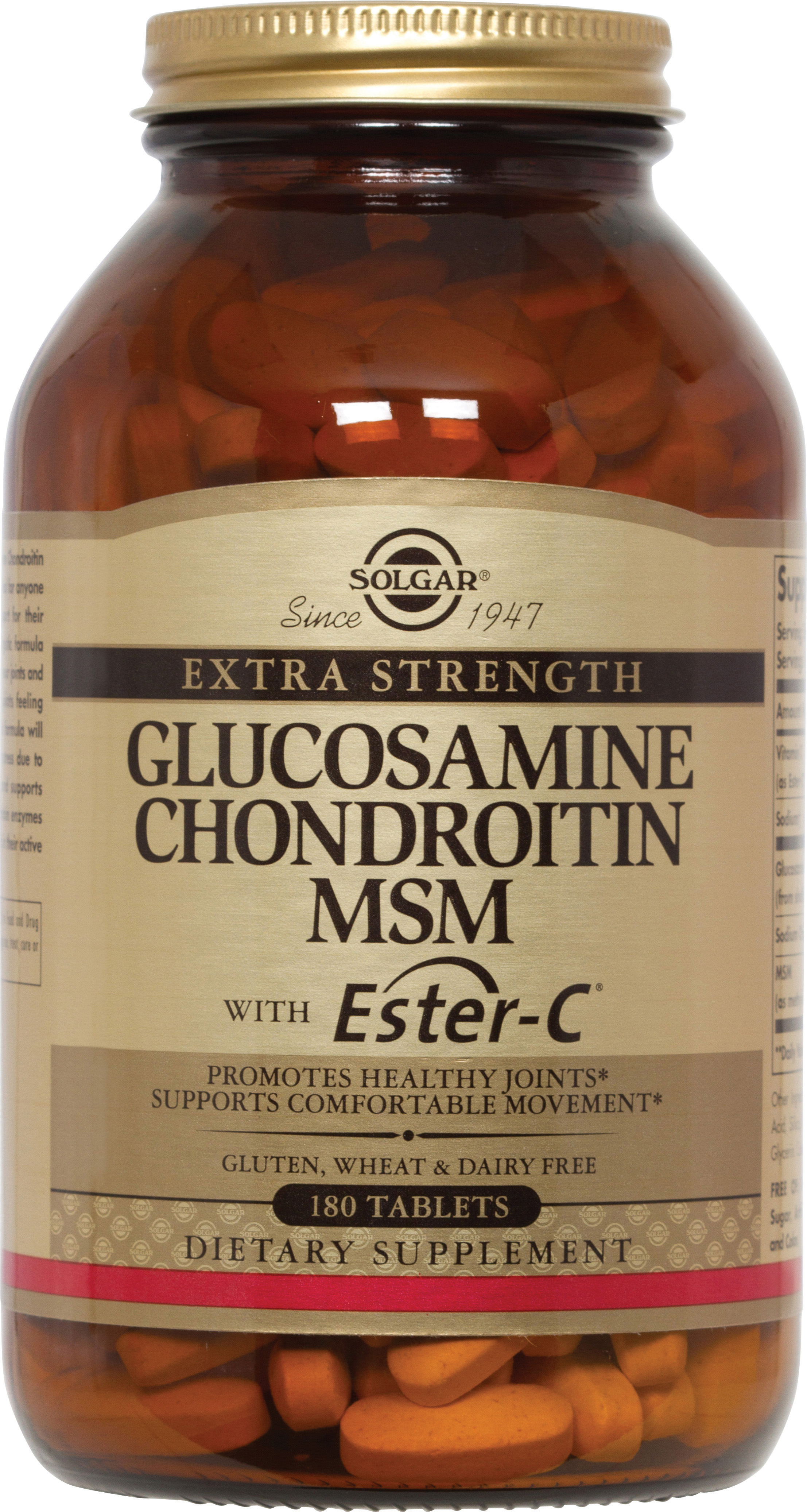 Extra Strength Glucosamine  Chondroitin MSM with Ester-C by Solgar