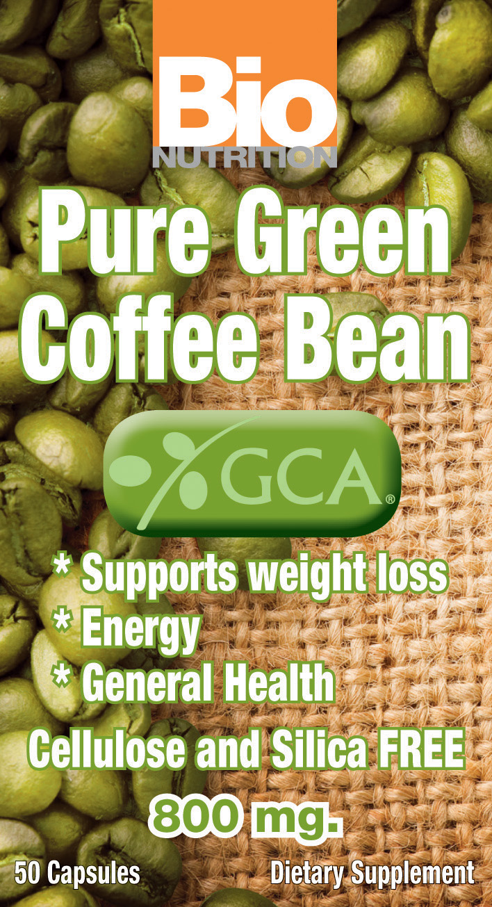 Pure Green Coffee Bean With GCA by Bio Nutrition Inc.