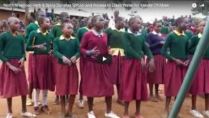 Video: North American Herb & Spice Donates School and Access to Clean Water for Kenyan Children