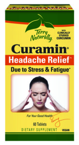 Curamin Headache Relief, Terry Naturally brand by EuroPharma