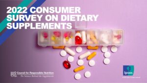 CRN Reveals Data From 2022 Consumer Survey on Dietary Supplements